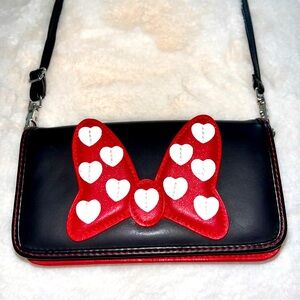 disney minnie mouse crossbody wallet